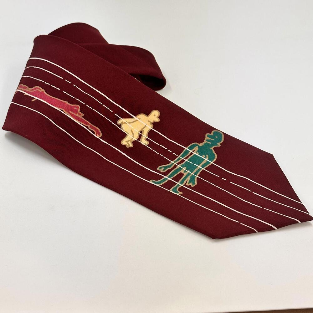 Unique Artwork Silk Tie by John Lennon - Frieda Peeple Design